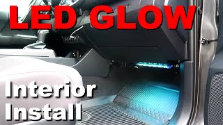 INSTALL  7 Color LED Glow interior kit [upl. by Nirtiak]