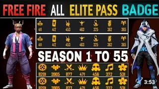 Free Fire All Elite Pass  Season 155 oll Elite [upl. by Gerhard]