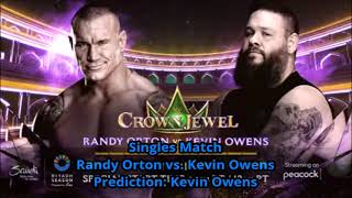 WWE Crown Jewel 2024 Predictions [upl. by Mannuela]