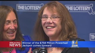 Powerball Jackpot Winner Jokes She Wont Be Returning To Work [upl. by Carin]