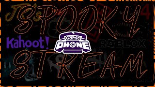 GARTIC PHONE with Viewers LIVE  SPOOKY STREAM [upl. by Ayotl489]