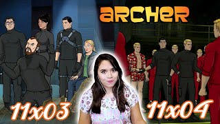 Archer REACTION  11x03 amp 11x04 [upl. by Krissy]