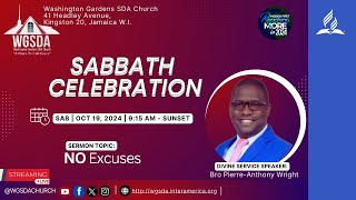 SAB AM  Sabbbath Celebration  Bro Pierre Anthony Wright  October 19 2024 [upl. by Nedrah6]