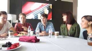 Exclusive Interview with Divergent Cast Miles Teller Zoe Kravitz amp More [upl. by Ridgley]