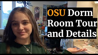 Dorm Room Tour and Details  Oregon State University West Hall OSU [upl. by Arber116]