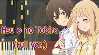 Asagao to Kasesan ED  Asu e no tobira Full ver Piano Arrangement New soundfont [upl. by Atsylac312]