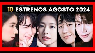 TOP DRAMAS COREANOS ESTRENOS AGOSTO 2024 ❤️ RECOMENDACIONES KDRAMAS 2024 ❤️ Dramas COREANOS 2024 ❤️ [upl. by Id850]