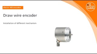 How to  Draw wire encoder installation of different mechanism [upl. by Tom701]