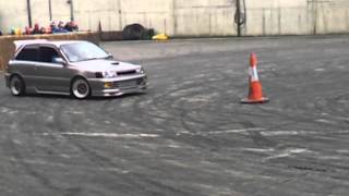 ep85 rwd starlet gt turbo drift [upl. by Enetsirk307]