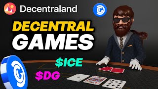 Casinos PLAY TO EARN en Decentraland para GANAR DINERO en el METAVERSO 🤑 Decentral Games [upl. by Rosenblatt152]