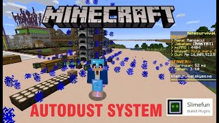 AUTO DUST System SLIMEFUN Simple and Advanced version  Minecraft KitaSurvival [upl. by Anele]