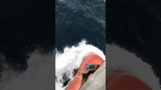 The Bulbus bow cutting through the water marinelife ship chemicaltanker shorts youtubeshorts [upl. by Stefanac]