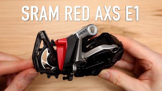 Sram Red AXS E1 Rear Derailleur  Initial Impressions and Overview [upl. by Ayidan]