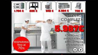 ATTREZZATURA PER RISTORANTE PIZZERIA MACELLERIA GASTRONOMIA PASTICCERIA [upl. by Madalyn190]