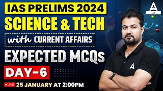 Complete Science amp Tech Most Expected MCQs For UPSC 2024 by Rudra Sir7 [upl. by Llecrup794]