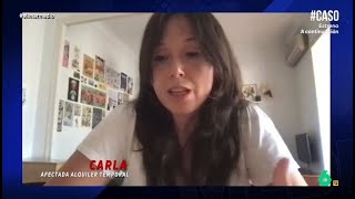 Carla afectada por un alquiler temporal quotNecesitamos una estabilidad vitalquot  El Intermedio [upl. by Enila]