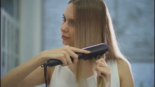 TYMO  Hair Straightener Comb  Straightening your hair in few mins [upl. by Ahsikat328]