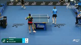 Dakota Ferrer Ven vs Candela Molero Arg 2024 ITTF Pan American Championships [upl. by Nitsoj634]