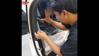 How to do Installation for Window Tint Professionally [upl. by Oninotna]