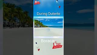 Beforeduring duterte boracay beach dutertelangmalakas duterte [upl. by Ecyak]