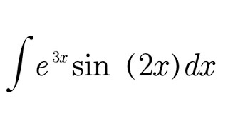 integral e3x sin2x dx  التكامل بالتجزئ [upl. by Aliel679]