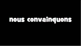 CONJUGAISON  Convaincre  Indicatif Présent [upl. by Nuavahs]