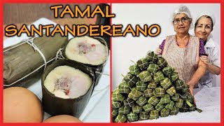 como hacer TAMALES SANTANDEREANOS  como hacer tamales COLOMBIANOS santandereanos [upl. by Liakim695]