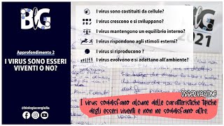 I VIRUS SONO ESSERI VIVENTI O NO [upl. by Gleeson]