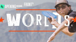 2021 Disc Golf World Championships  R1F9 FEATURE  Wysocki Ulibarri Koling Keith  Jomez [upl. by Eva]