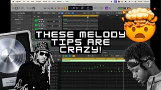 3 TIPS FOR MAKING TRAP MELODIES IN LOGIC PRO X  MUST WATCH [upl. by Adniram]