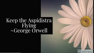 Keep the Aspidistra Flying by George Orwell Summary [upl. by Aivalf]