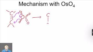 OsO4 Syn hydroxylation of alkenes  Organic Chemistry One 1 Lecture Series Video 49 [upl. by Alidus220]