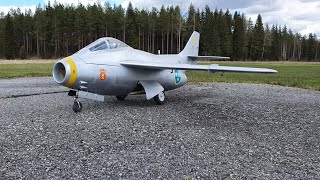 Saab J29 Tunnan maiden flight [upl. by Asaph979]