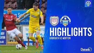 Arbroath vs Greenock Morton  cinch Championship  Match Highlights [upl. by Hcir]