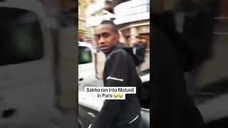 Mamadou Sakho bumped into Blaise Matuidi in Paris 😂 via mamadousakhoIG shorts [upl. by Madlin]