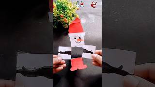 Easy kids paper craft☃️🧑🏻‍🎄😨shorts viralvideo youtubeshorts funny comedy craft diyart kids [upl. by Clarinda]