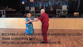 RockabillyJive Workshop mit Nelliaampdietmar [upl. by Ushijima318]