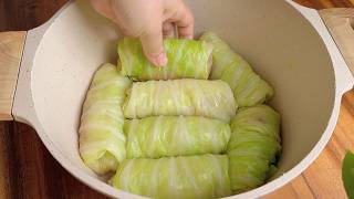 ADDICTIVE Cabbage Rolls Easy to follow stepbystep recipe Healthy Cabbage Roll Soup Weight Loss [upl. by Endo663]