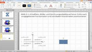 am6314 Das Koordinatensystem in PowerPoint [upl. by Neemsaj663]