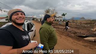 Distribuição de alimentos e utensílios em Arroio do Meio RS  Enchente Rio Grande do Sul [upl. by Bashemeth]