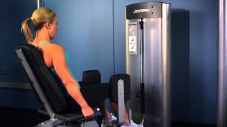 Life Fitness Optima Series Hip Abductor Adductor Instructions [upl. by Filmore]