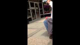 Drunk native man drinking Listerine in downtown Brandon Manitoba [upl. by Reggy861]