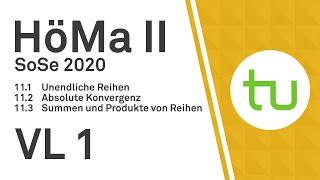 Vorlesung 1 – TU Dortmund Höhere Mathematik II BCIBWMLW [upl. by Ahsielat]