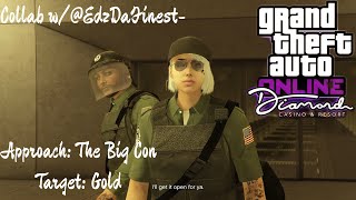 GTA Online Casino Heist Finale Hard Mode  The Big Con  Target Gold  PS5 4K Version [upl. by Orazal]