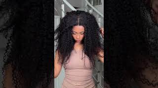 How to slay a Bye Bye Knots Kinky Curly Wig for Middle Part ft Nadula HAIR AMAZON nadulahair [upl. by Ednew]