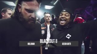 GEECHI GOTTI VS HOLLOHANBIGG K VS CHARRON KOTD BLACKOUT 8 [upl. by Redle]