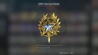 Getting 2020 Service Medal in CSGO [upl. by Sigfried]