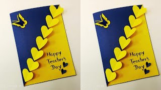 DIY Teachers Day Greeting Card  Teachers Day Card Making Easy And Beautiful  Simple DIY [upl. by Cy]