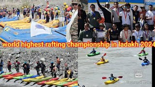 3rd Edition Rafting Championship  Worlds Highest Rafting  Sangam Ladakh  Leh Rafting [upl. by Alf]