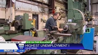 Californias unemployment rate is now the highest in the country [upl. by Marget]